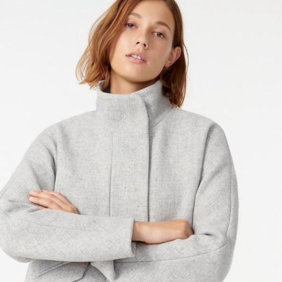 COPY - J.Crew Cocoon coat in Italian stadium-cloth wool - Picture 3 of 4